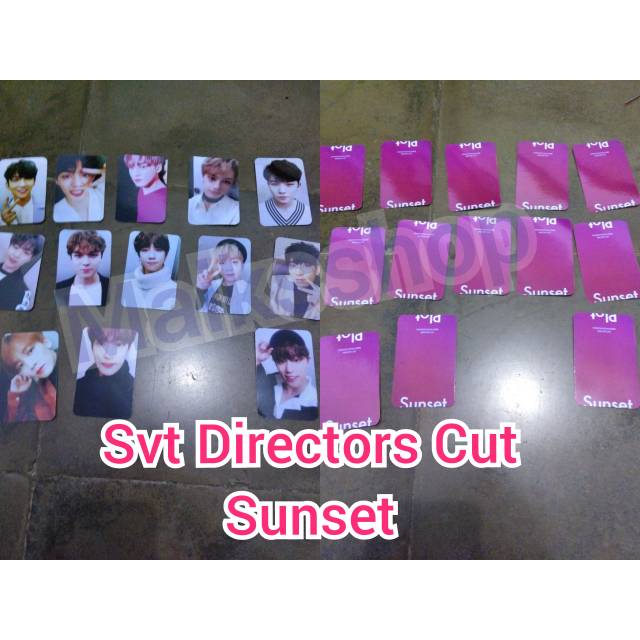 Seventeen Directors Cut Sunset Version Photocard Kpop