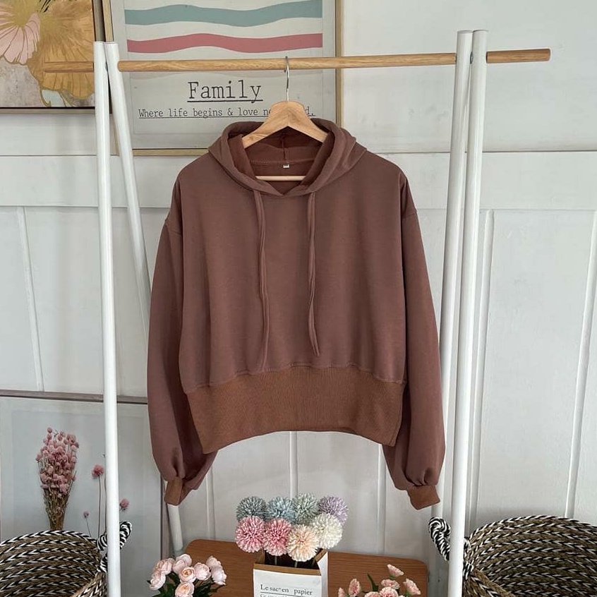 Zanah Hoodie Jolly XXL Bahan Pleece Korean Style Terbaru