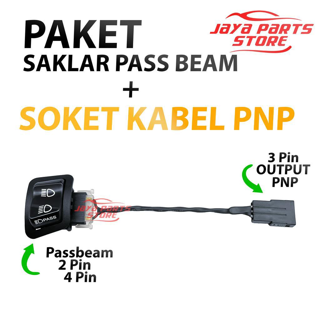 Saklar Pass Beam Honda BEAM 3 MODE HONDA VARIO 125 150 LED OLD LAMA