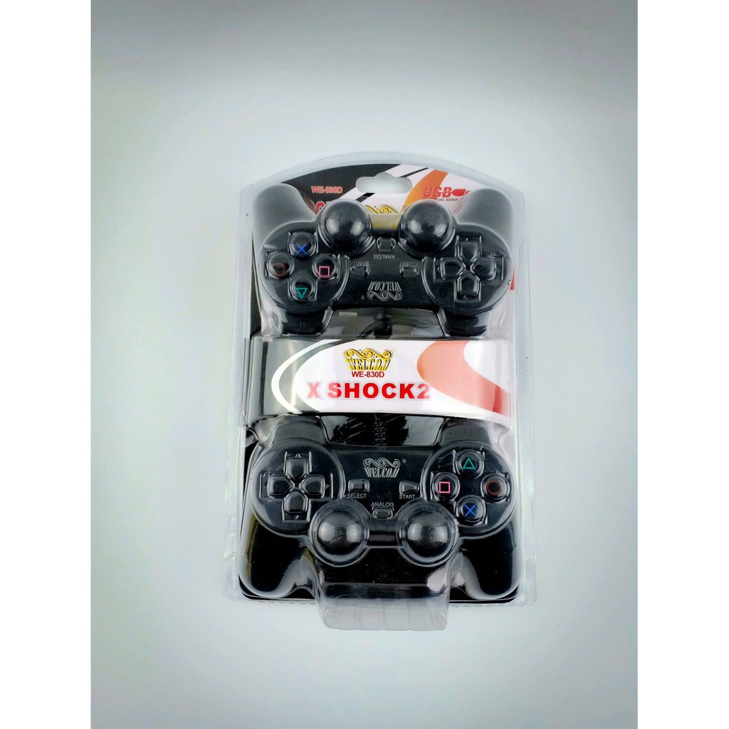 Promo Stick Gamepad Doble Controller USB PC Joystick - Stik komputer - Stik leptop Diskon