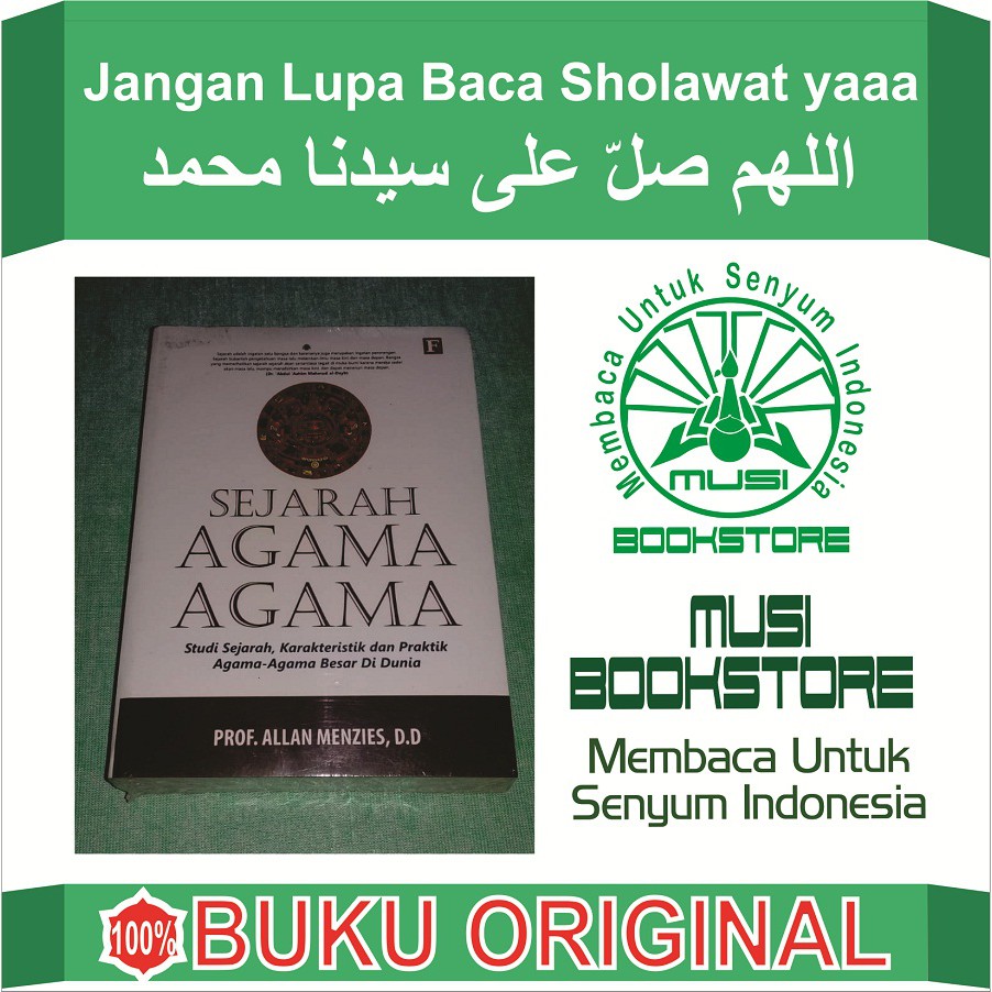 Sejarah Agama-Agama - Allan Menzies Original Musibook Bukuasli