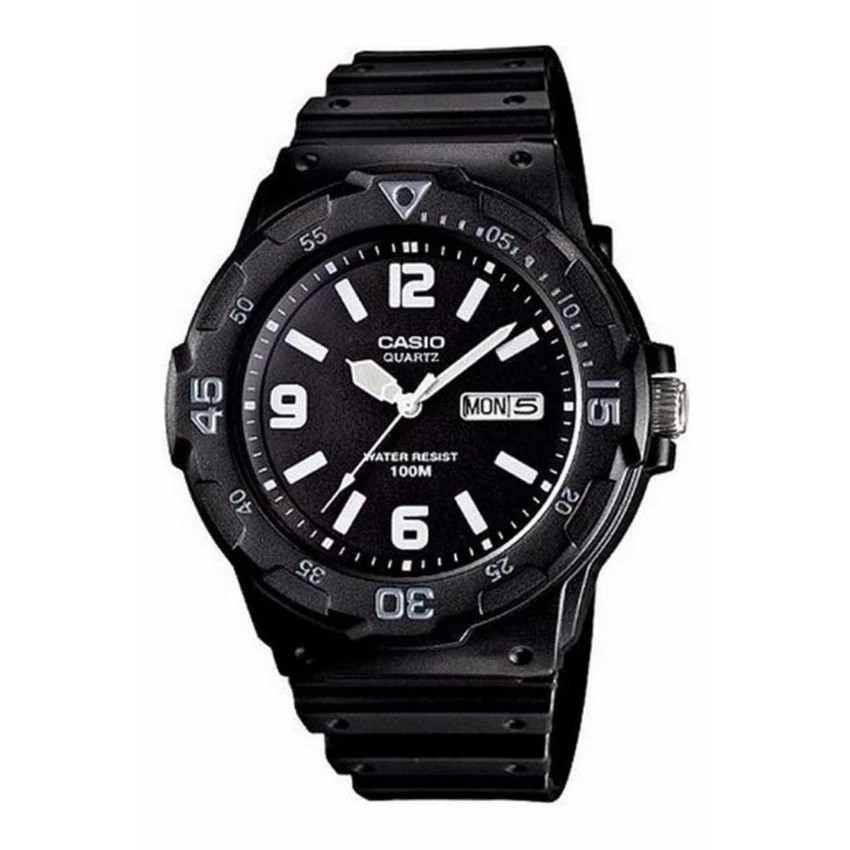 Casio Original MRW-200H / MRW200H Jam Tangan Pria - Digital - Karet - Hitam