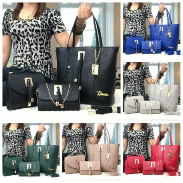 BONIA TOTE BAGS SET 3in1