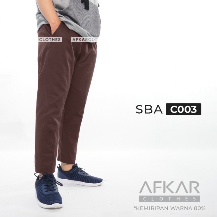Celana Sirwal Pensil Dewasa Modern Jumbo Slimfit XXXL Casual Pria Ikhwan Pants Afkar SBA