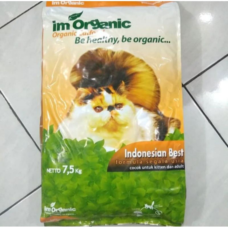 Ekpedisi Only makanan kucing im organic best 7,5 kg