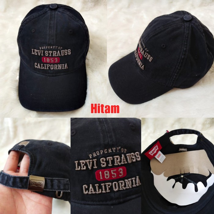 Xpornia - Jual Topi Levis Levis Logo Emblem Embroidered Import Premium Quality |  Shopee Indonesia