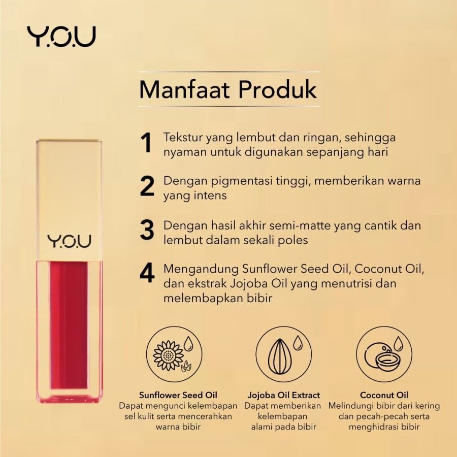 YOU Rouge Velvet Matte Lip Cream &amp; Rouge Satin Lip Cream MAKEUP