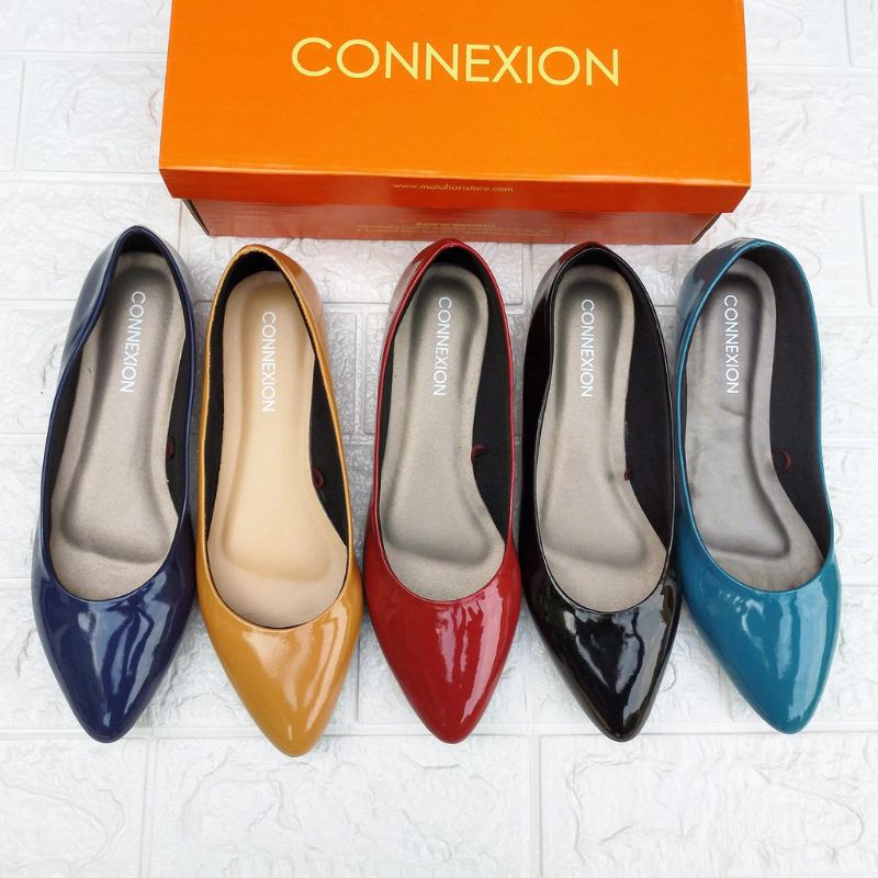 SEPATU WANITA / FLAT SHOES CONNEXION BRANDED MATAHARI MURAH POYV56
