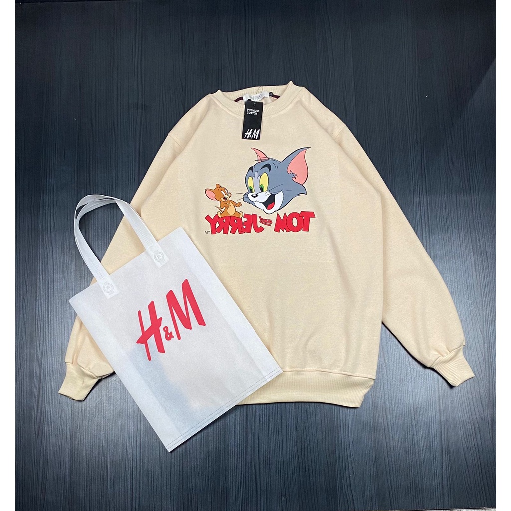 CREWNECK TOM&amp;JARRY FREE TOTEBG