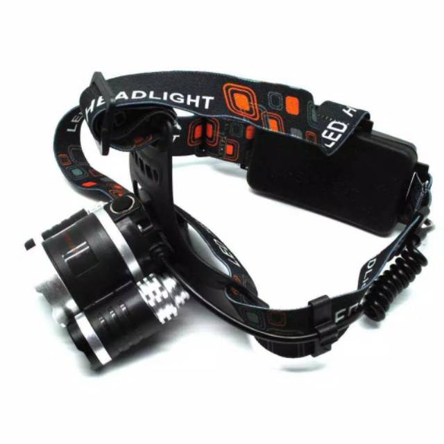 Power Headlamp 3 LED 5000 Lumens Cree XM-L - T6 TaffLED