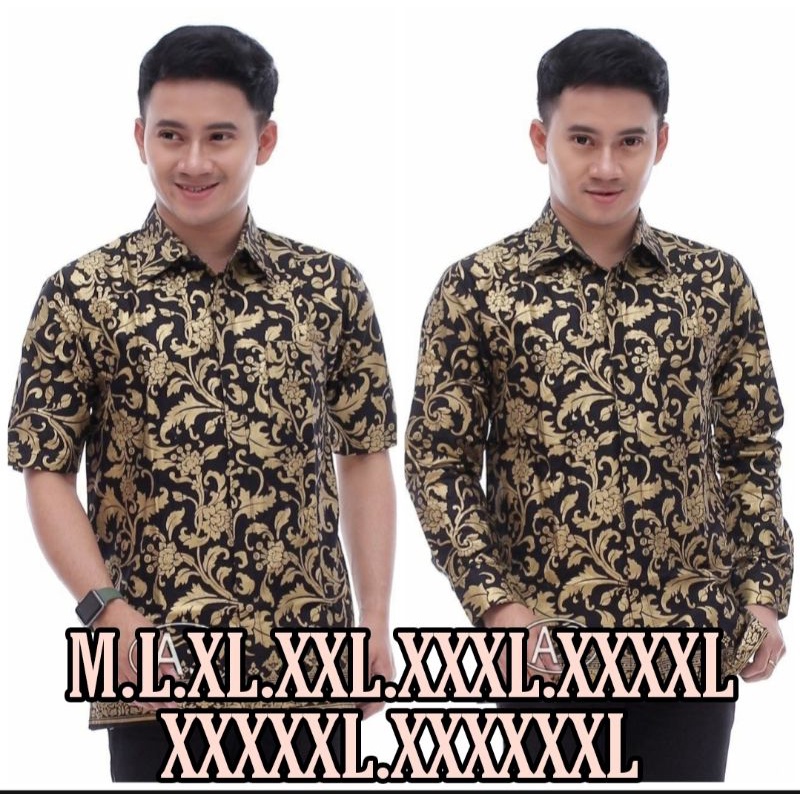 HEM DAN KEMEJA BATIK PRIA LENGAN PANJANG SBSWART Batik HRB026