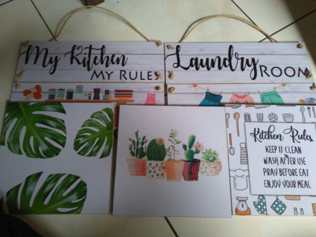 Wp Project Hiasan Dinding Walldecor Pajangan Dinding Shabby Chic Tropical Monstera