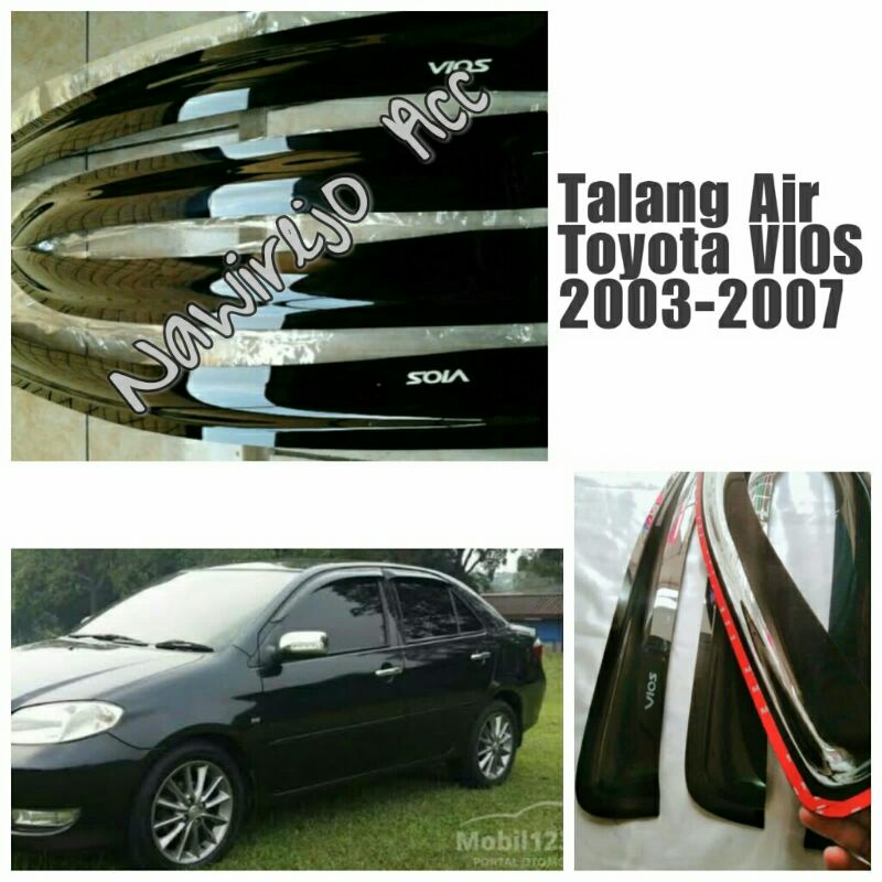 Talang Air Mobil Toyota Vios 2003-2004-2005-2006-2007 Slim