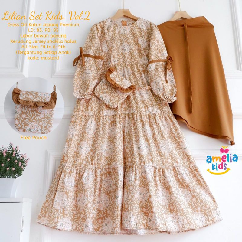 Lilian set kids vol.2 ori by amelia kids