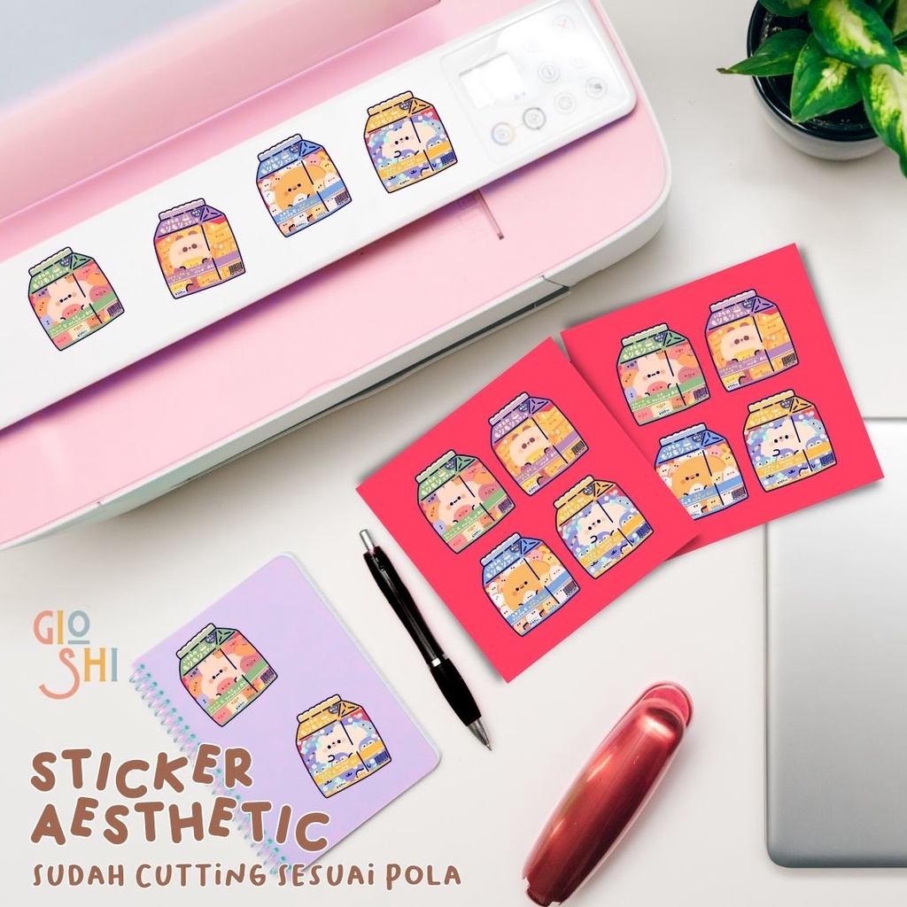 

stiker aesthetic juice bear by gioshi.store