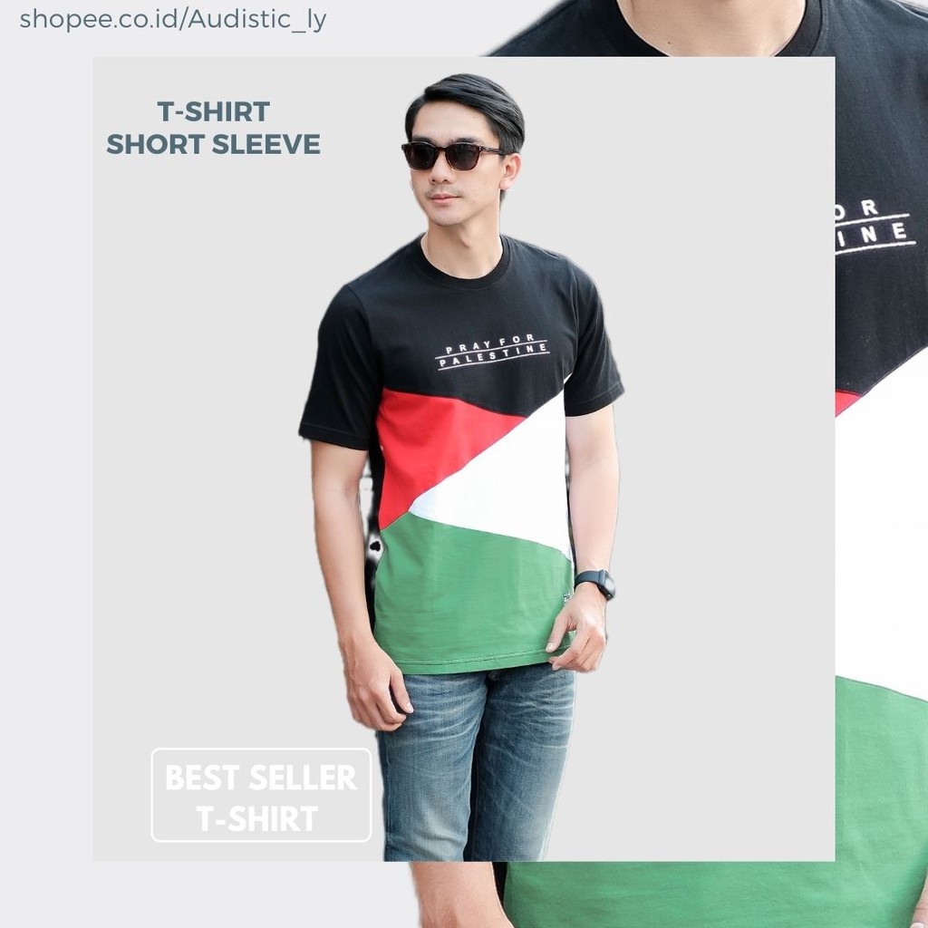 Kaos Dakwah | Kaos Muslim Pria | Kaos  Palestina - Cotton Combad 24 S / Premium Quality - by Annaml-2