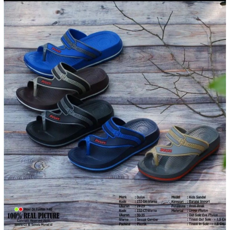 Sandal Dulux jepit / Sandal Dulux Laki Laki remaja / Sandal Karet Dulux / Sandal jepit Karet Dulux