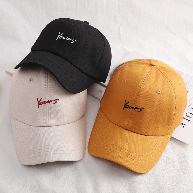 Topi Distro Baseball Yours Korea Bordir Pria Wanita