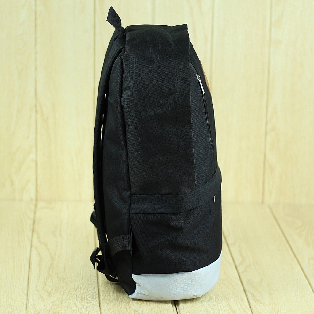 Tas Ransel Distro Hitam Back Pack Stylish Cowok Cewek Pria Wanita Kece