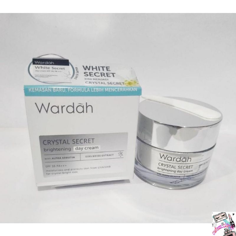 ☃Cutezz_Ching1☃Wardah Crystal Secret Brightening Day Cream 30g