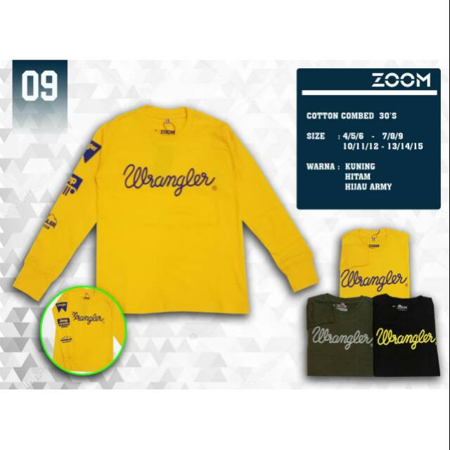 Kaus tangan panjang anak-anak