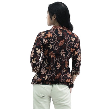 Atasan Batik S.M.L.XL.XXL.3L.4L.5L Blouse Batik Wanita motif mahabaten