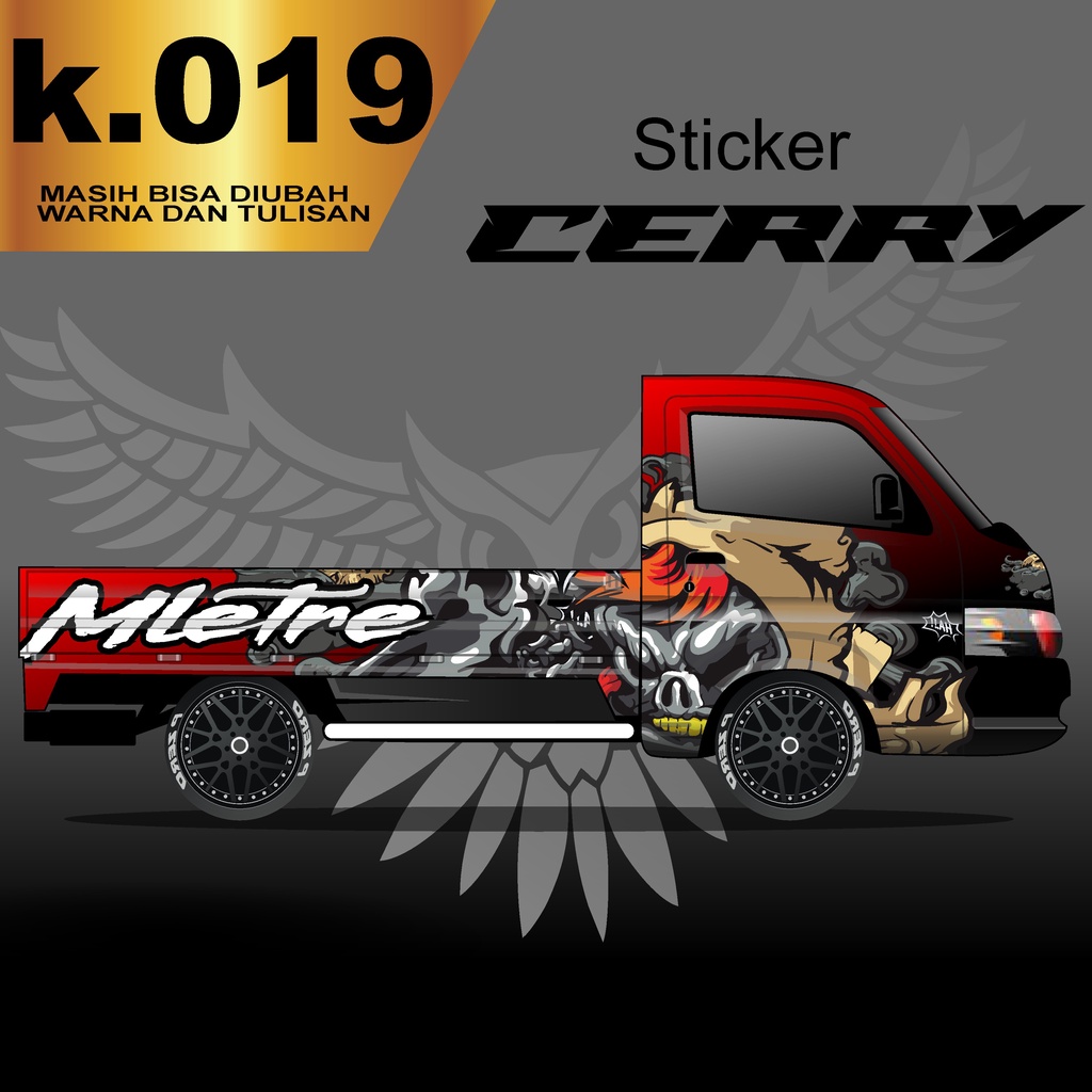Decal Sticker mobil New Carry Pick Up 2020 Fullbody Stiker Dekal Carry k.019