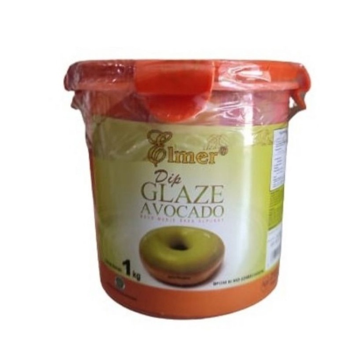 

ELMER GLAZE AVOCADO 1KG TOPPING/ISIAN UNTUK DONAT/CAKE DLL