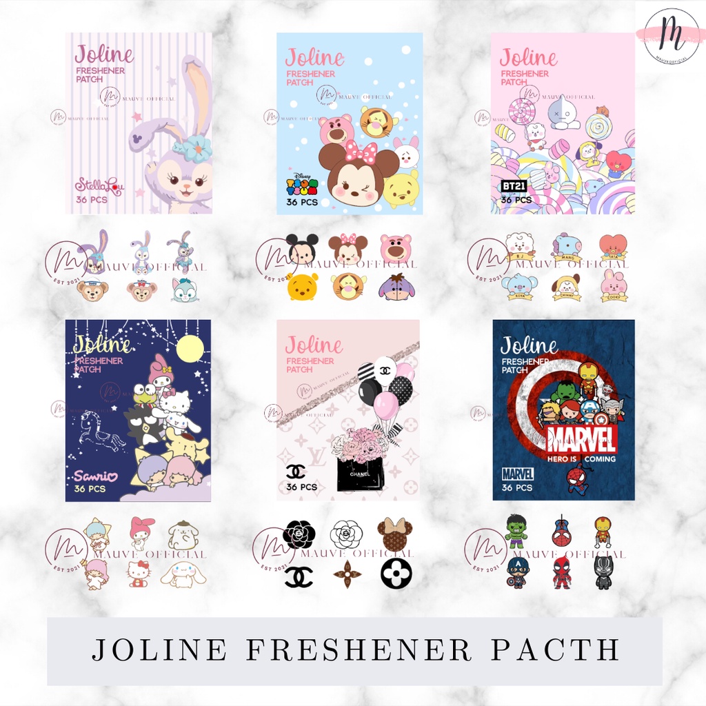 MAUVE FRESHCARE ECALYPTUS PATCH / STICKER AROMA MASKER / FRESHENER PATCH AROMA MENYEGARKAN