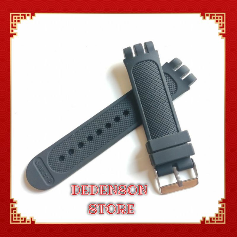 STRAP TALI JAM TANGAN RUBBER SWATCH SCUBA 20mm WATCH