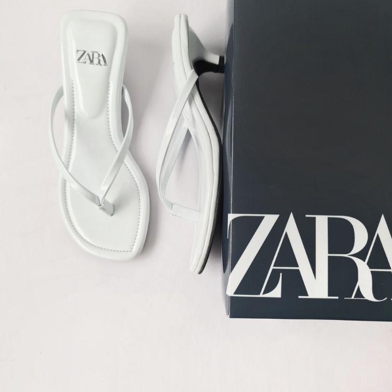 Sale ZR 109 -  Zara Sandal Jepit Heels 3cm fashion.in
