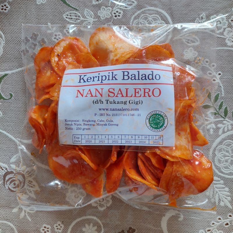 

Keripik Balado Bulat "Nan Salero" 250 Gram