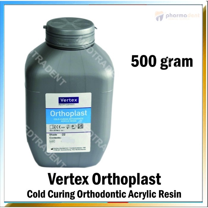 Powder Vertex Orthoplast Shade 923 pinktone 500 ml