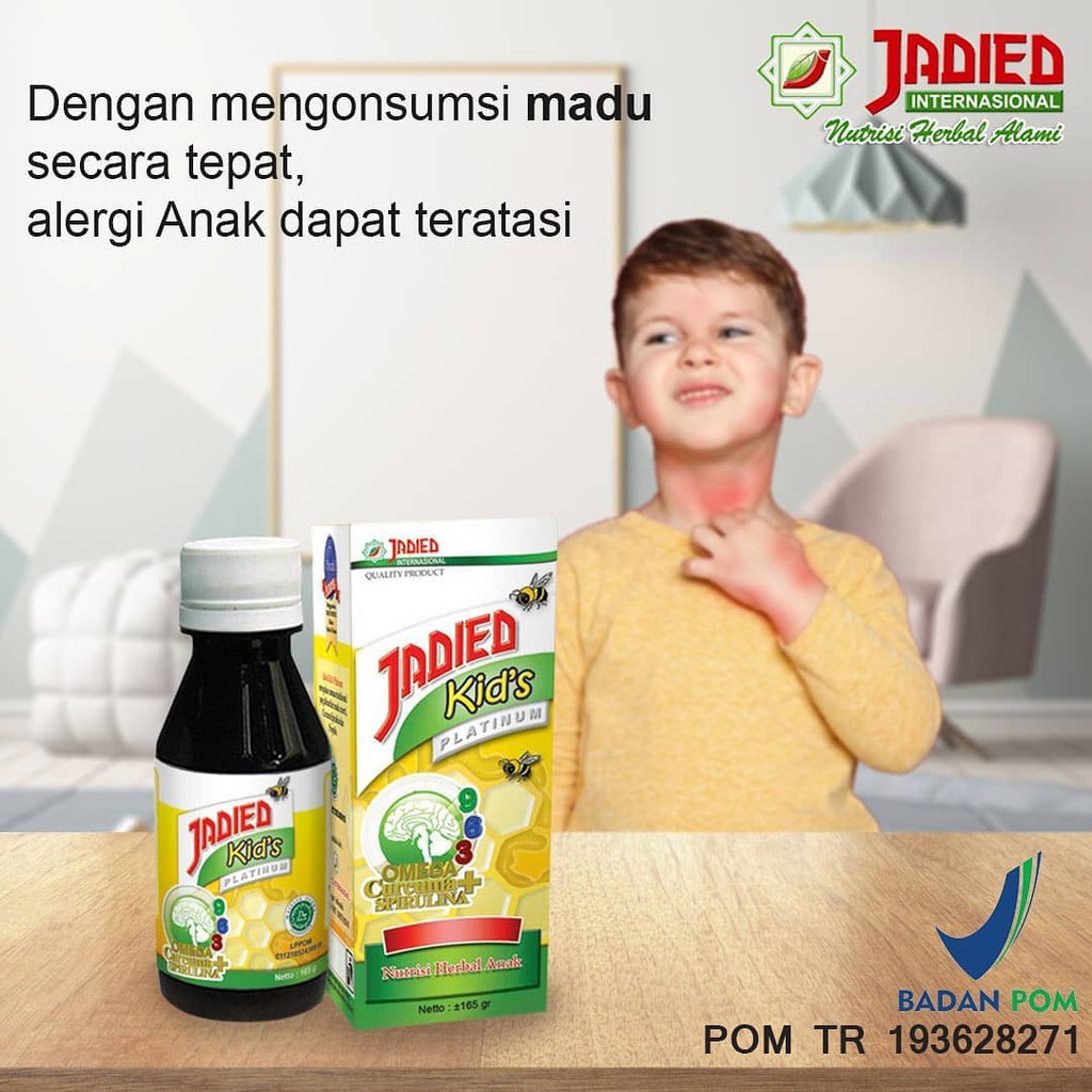 JADIED Kids Platinum / Madu Anak / Madu Anak Sehat / Daya Tahan Tubuh Anak / Madu Nafsu Makan Anak