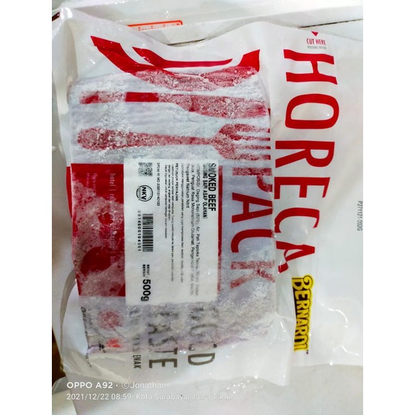 Ikhsan Ferdinan Horecca Daging Ham Sapi Bentuk Kotak