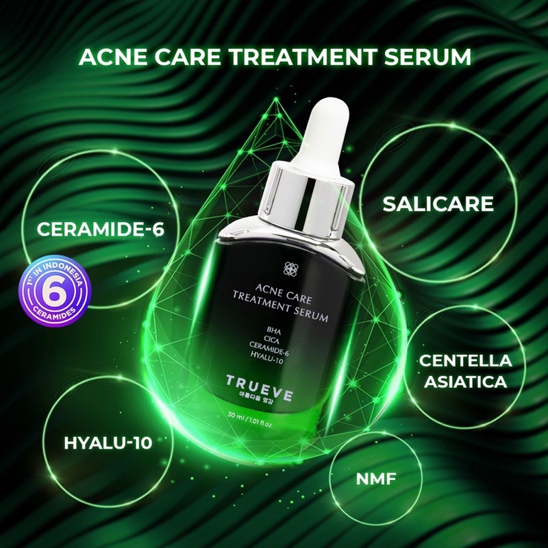 TRUEVE Acne Care Treatment Serum 30 ML (Serum Jerawat, Obat Jerawat, Serum Jerawat dan bekasnya)