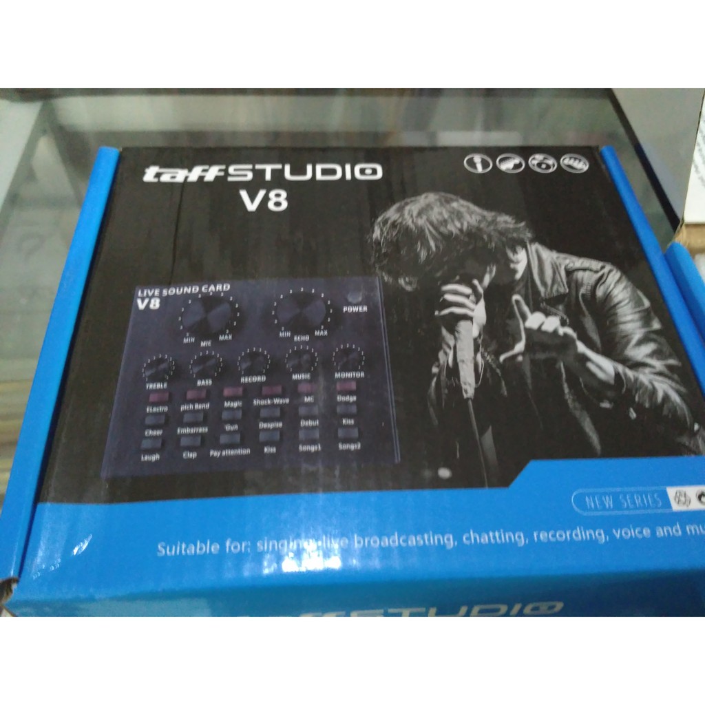 Soundcard V8 Mixer Sound Card V8 MIXER Audio USB External Soundcard