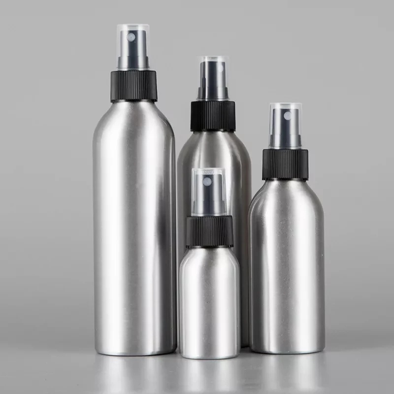 Botol Parfum Kosong Isi Ulang Model Semprot Bahan Aluminum Ukuran 40 / 50 / 100 / 150ml Untuk Travel