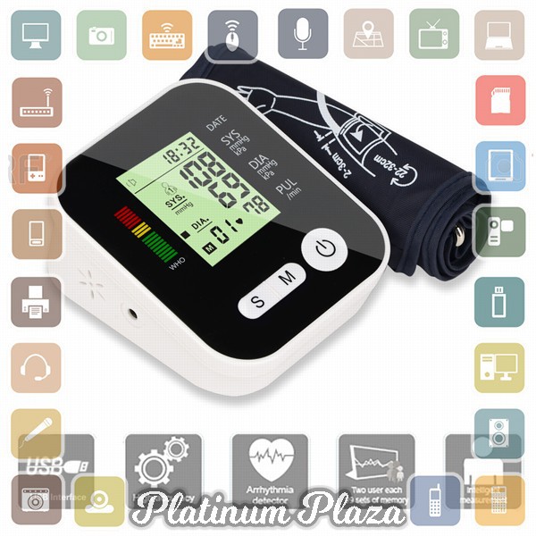 TaffOmicron Pengukur Tekanan Darah Tensi Electronic Blood Pressure Monitor - RAK-283 - White`28H3MI-