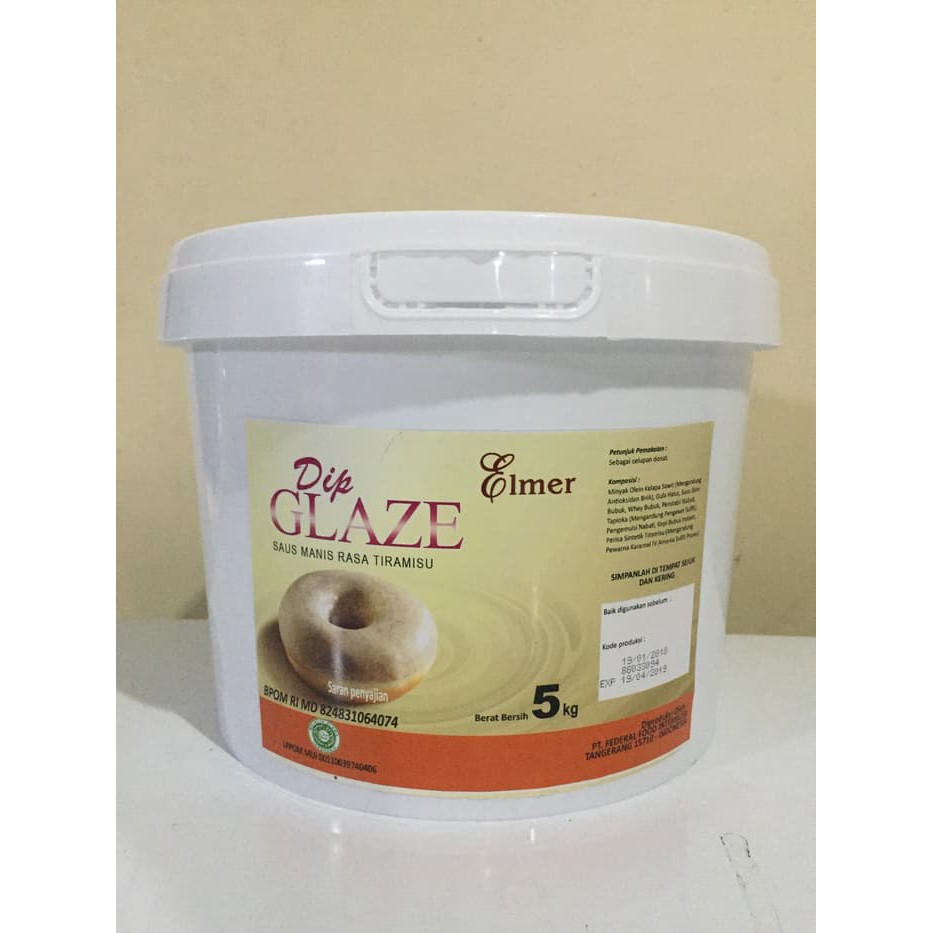 

Elmer Dip Glaze Tiramisu 5kg