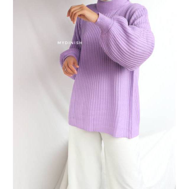 Milana Top - Sweater Rajut Wanita Tebal