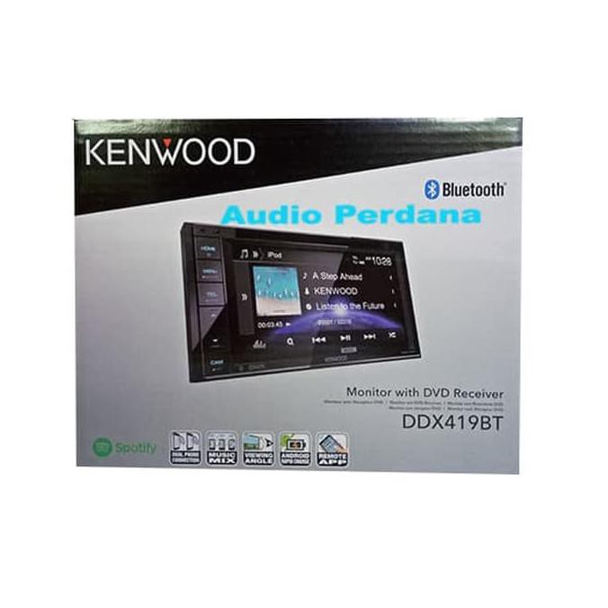 READY Tape Mobil Double Din Kenwood DDX-419BT Head Unit DDX 419 BT DDX419