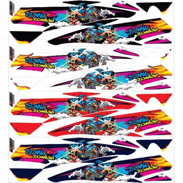 Striping Sticker Lis Supra X 125 Lama Karbu Tahun 2008 2013 Sonic Al23916174 Shopee Indonesia