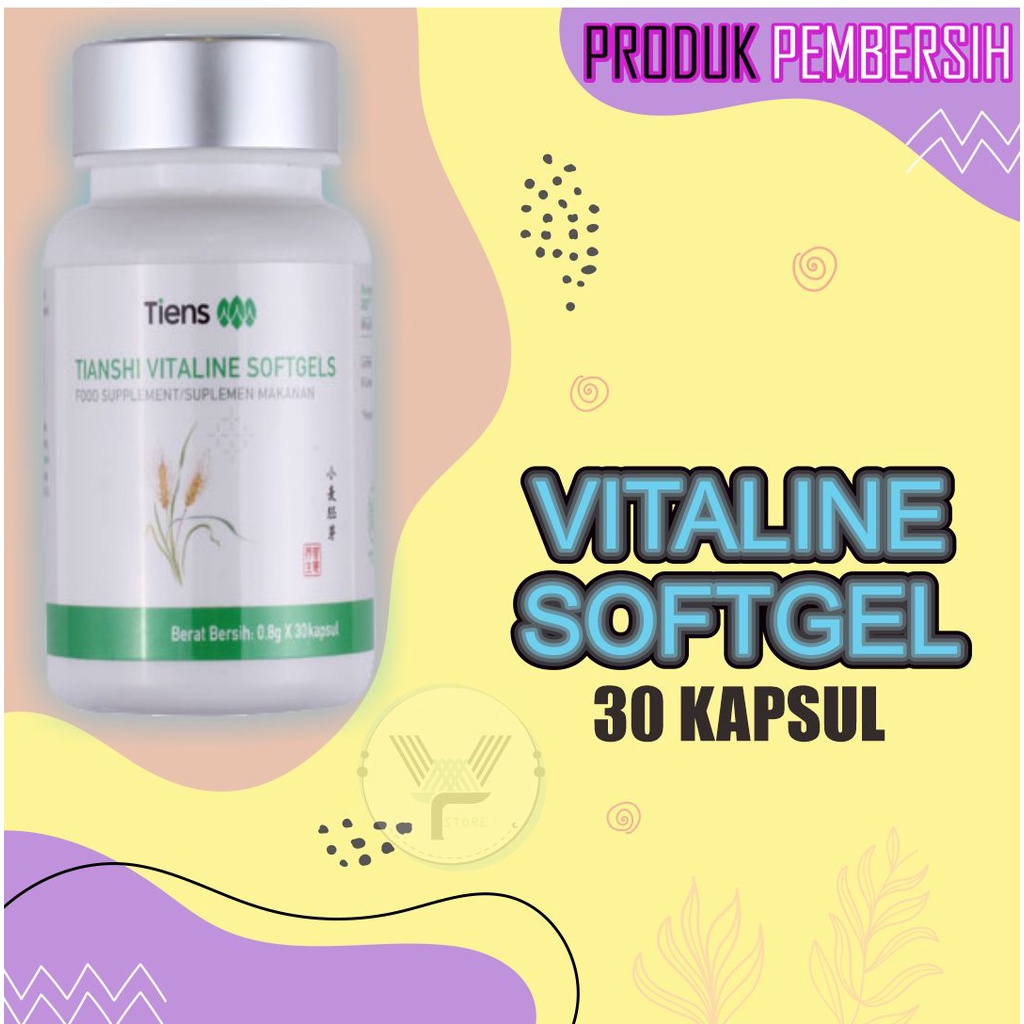 (SOLUSI GLOW UP NGGAK BIKIN KANKER KULIT)Tiens Vitaline Softgel Capsules Tianshi Vitaline Capsule IS