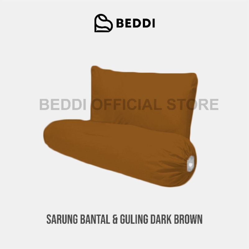 BEDDI Sarung Bantal dan Guling Polos Premium Anti Bakteri Sarung Bantal Murah Sarung Guling Murah Ba