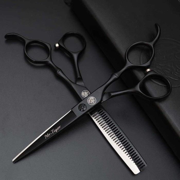 MrTiger Gunting Premium Rambut Professional Barber Scissors 2 PCS Ori