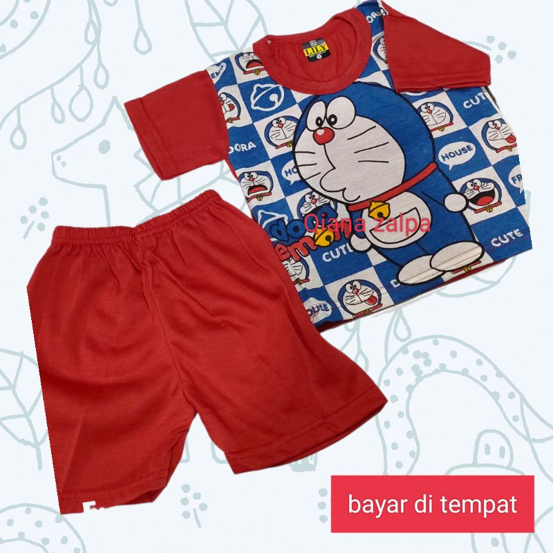 baju harian anak-anak terbuat dari bahan katun