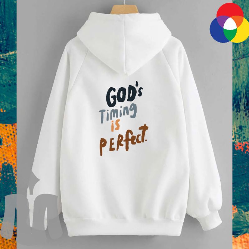 Hoodie Premium Putih Rohani Kristen