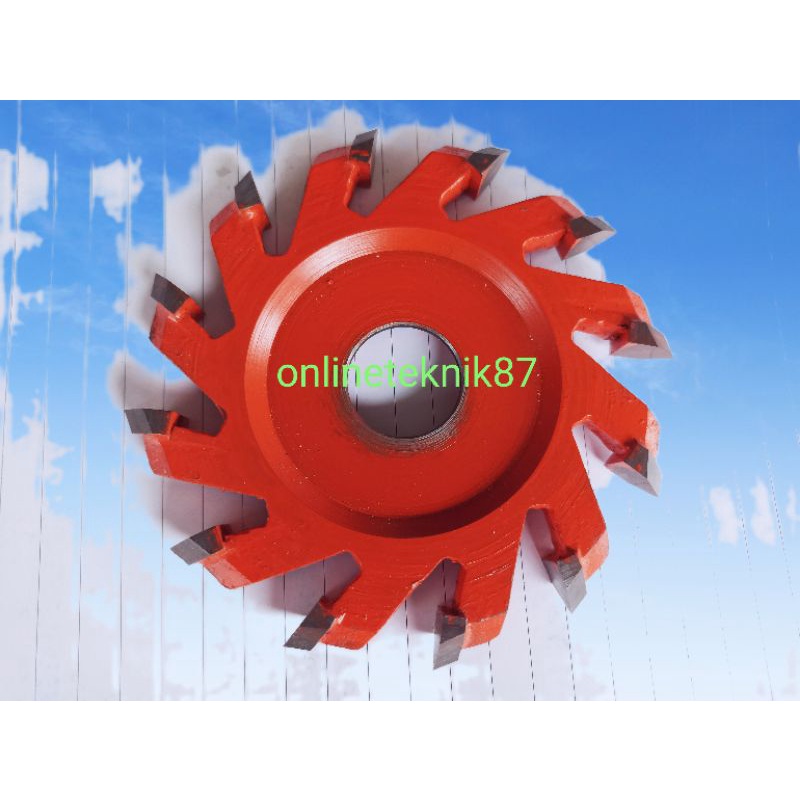 MATA POTONG ACP MODEL V 12 MATA / 12T CUTTER GROVING ALUMUNIUM 12T