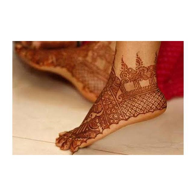 Paket Henna Golecha Cokelat Dark Brown + Cetakan Sticker Hena Ecer